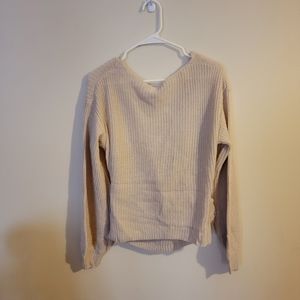 Open-back Sweater